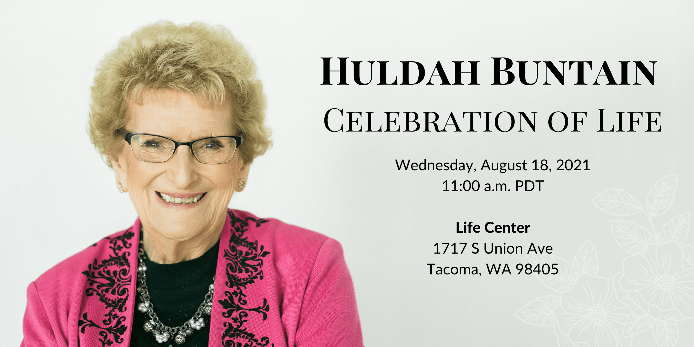 Huldah Buntain Huldah Buntain